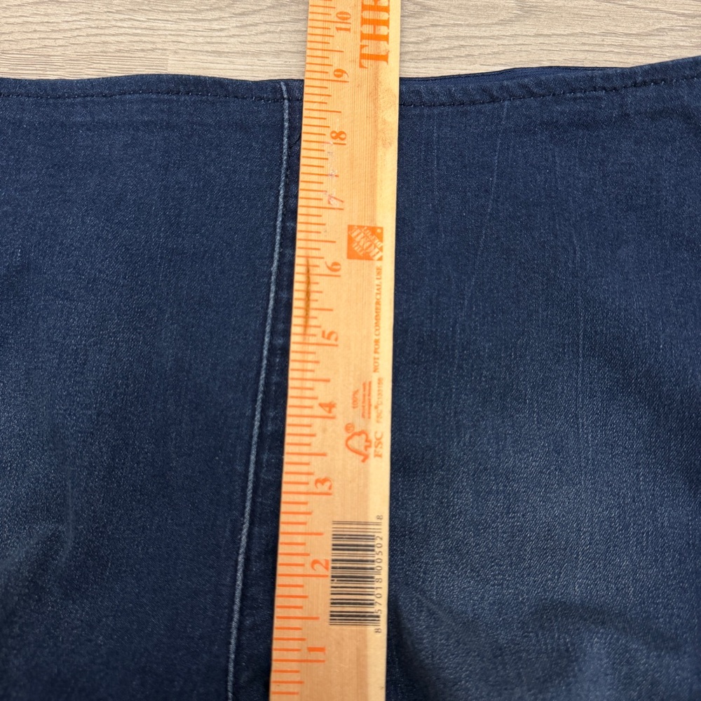 Free People We The Free Flare Jeans 29 Long Dark Wash Bell Bottom Stretch Boho - Picture 8 of 10